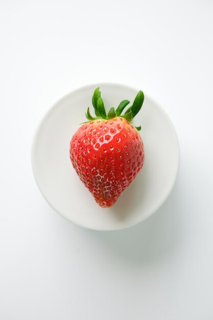 Foto gezonde en verse heerlijke fruitaardbei