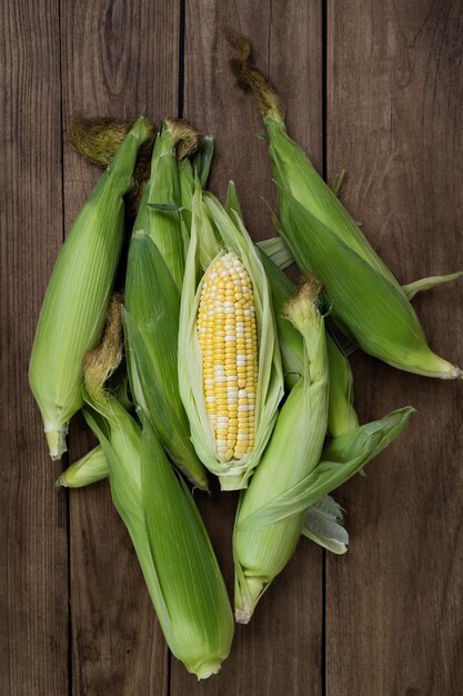 gezonde en verse smakelijke groentenmaïs