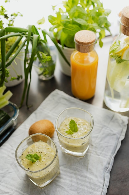 Gezonde groene smoothie smoothie recept