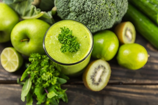 Gezonde groene smoothie