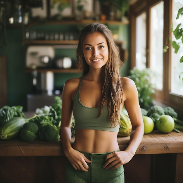 Gezonde groene smoothie