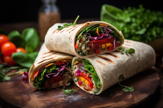 Gezonde lunchwraps Recept voor gezonde lunch