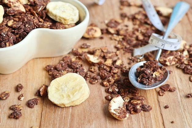 gezonde muesli met cashewnoten