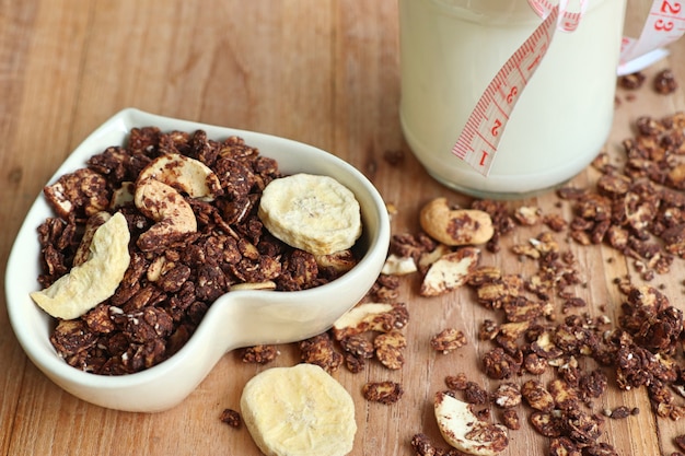 gezonde muesli met cashewnoten