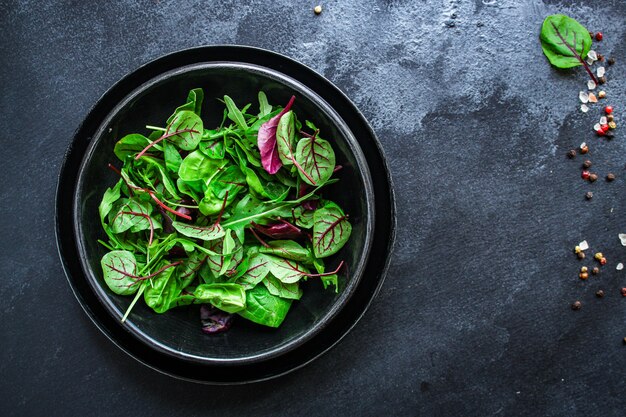 Gezonde salade, bladerenmix