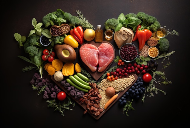 Gezonde voeding voor het hart gezonde levensstijl goede voeding