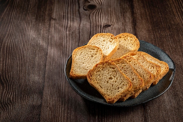 Gezonde volkoren toast op tafel