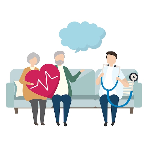Gezondheid png illustratie doorzichtige achtergrond