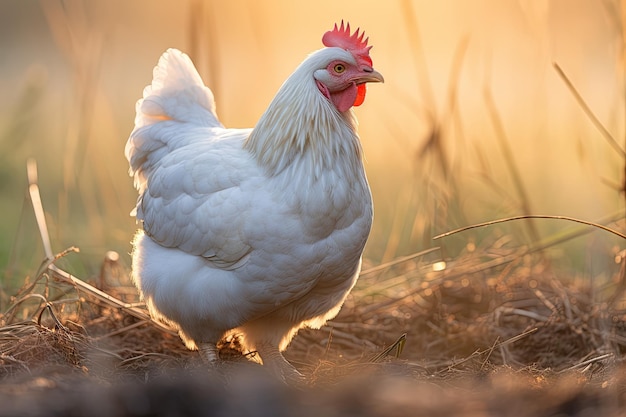 Gezondheid Witte vleeskuikens Kip in grasland