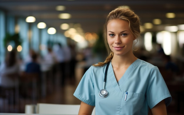 Foto gezondheidsoverzicht portret van een arts in een medisch uniform