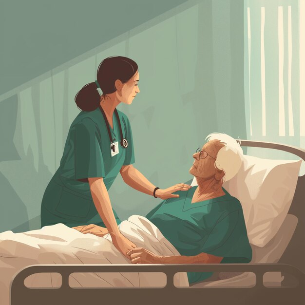 gezondheidszorgwerkers voor ouderen
