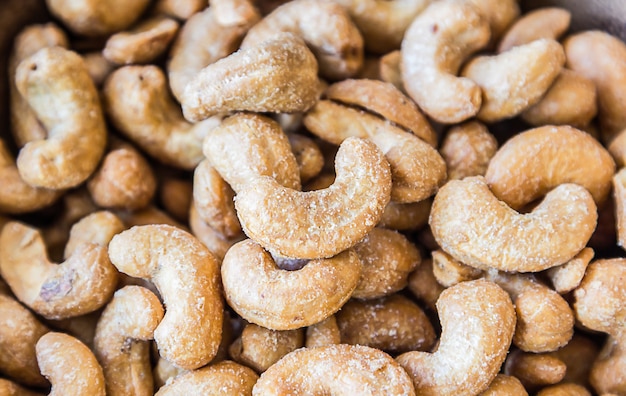 Gezouten cashewnoten