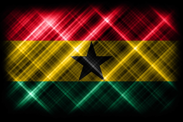 Ghana flag, national flag, modern flag background