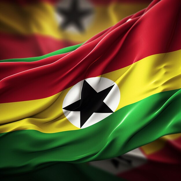 Флаг Ганы против Сенегала