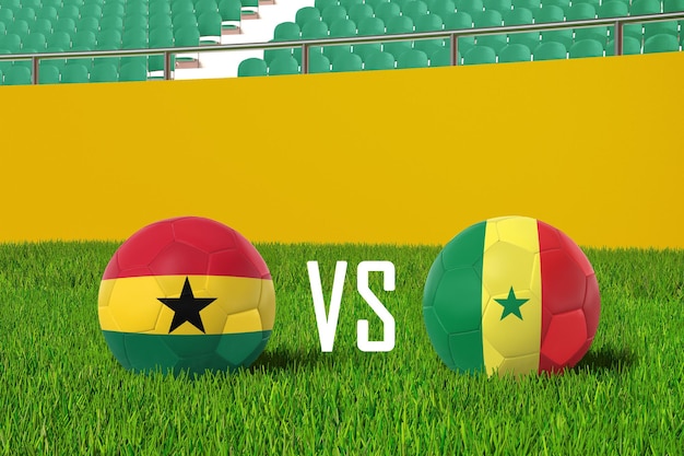 Ghana VS Senegal In Stadion