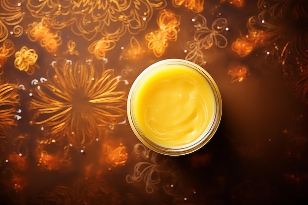 Ghee clarified butter diwali background