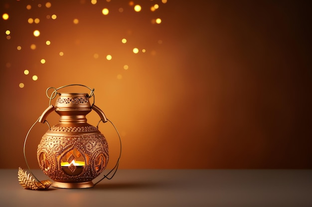 Ghee lamp holder diwali background