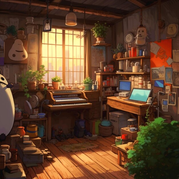 Ghibli Studio background design