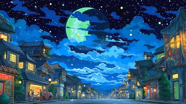 Ghibli studio background design