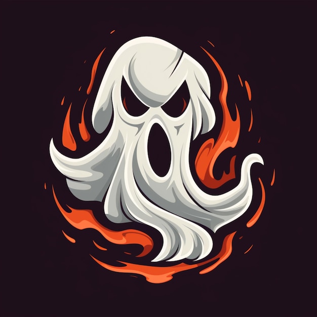 ghost cartoon logo