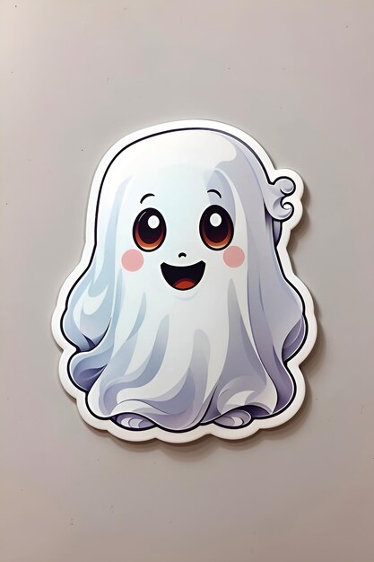 Ghost character sticker