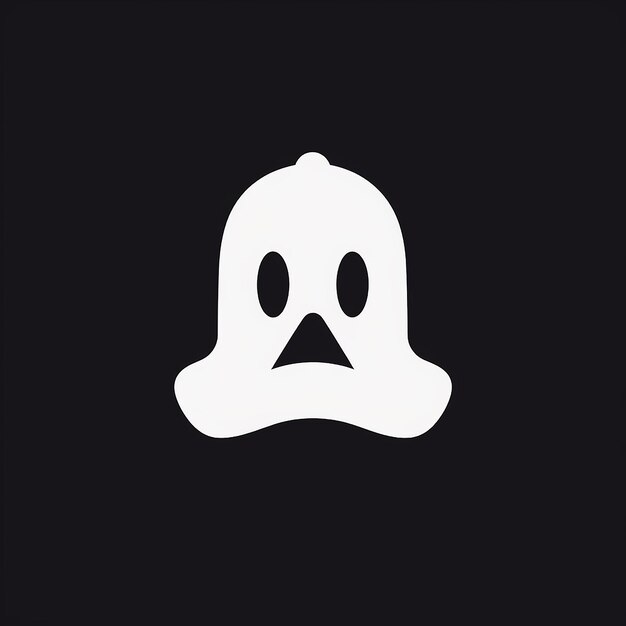 Photo ghost logo with hardhat