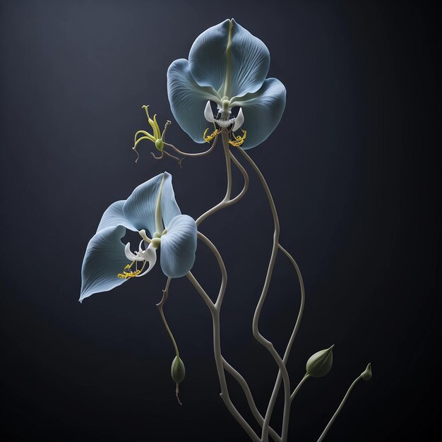 Photo ghost orchid flower