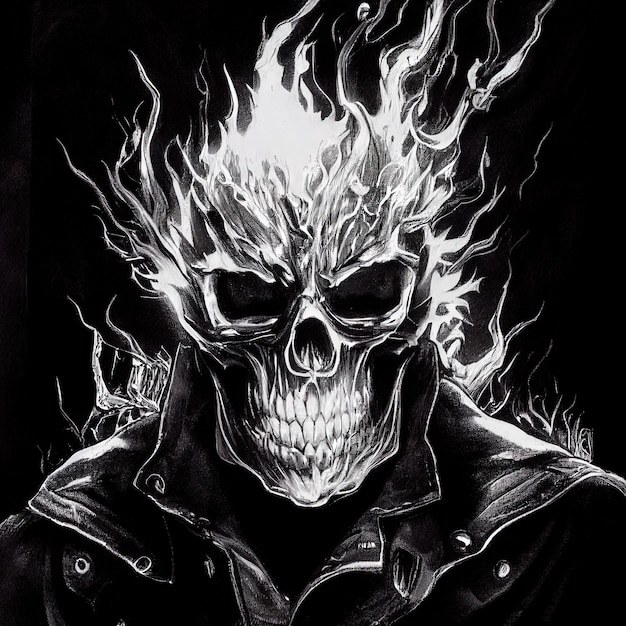 Ghost Rider Drawing by themarvelmachine1237 on DeviantArt