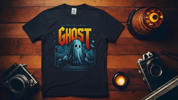 Photo the ghost t shirt design a