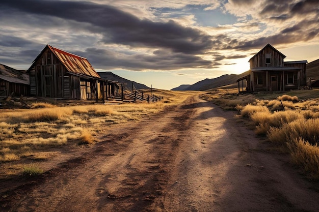 the ghost town of a city is a ghost town in the east of the mountain range.