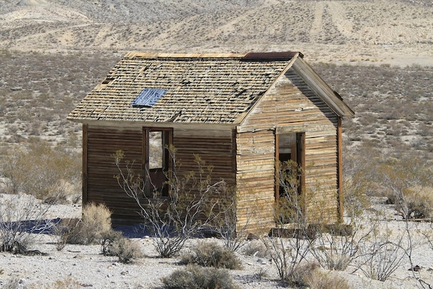 Ghost town of rhyolite California