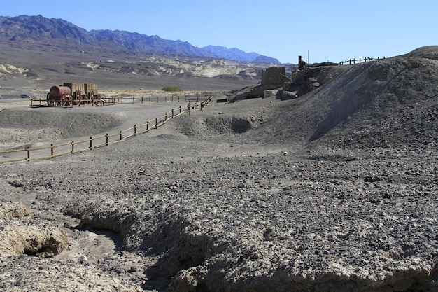 Ghost town of rhyolite California