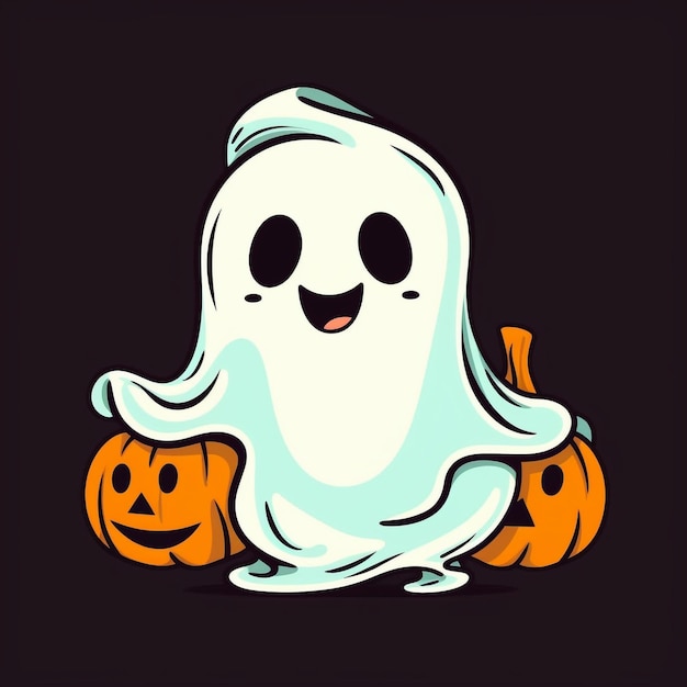 a ghost with a ghost on it that says ghost on it.