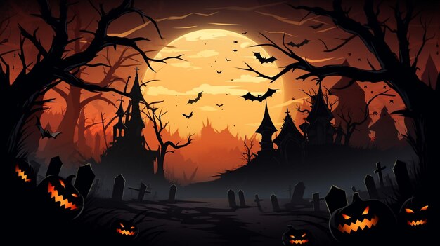 Photo ghoulish delights a halloween background