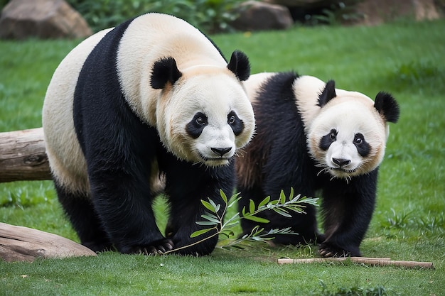 Photo giant panda