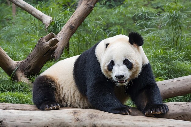 Foto panda gigante