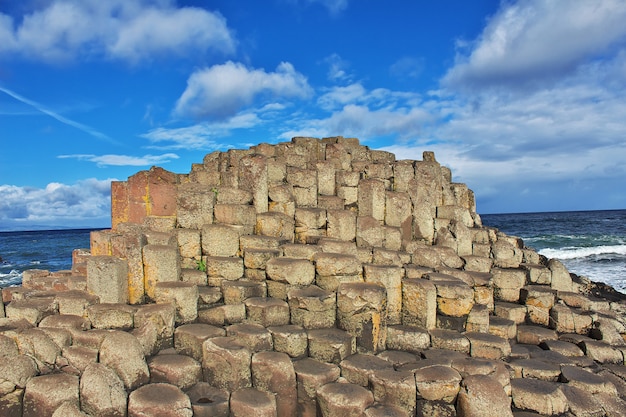 Foto giant's causeway, norten ierland, verenigd koninkrijk