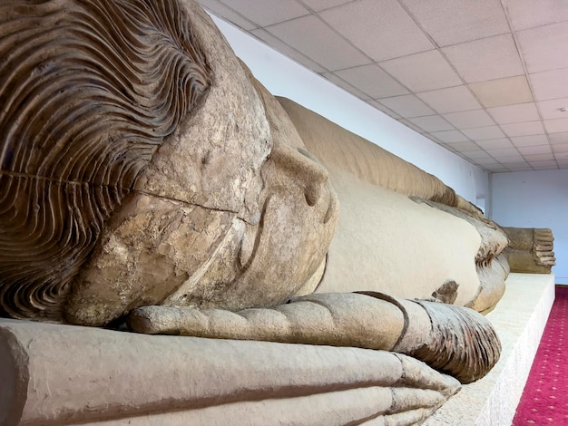 The giant sleeping Buddha in Tajikistan