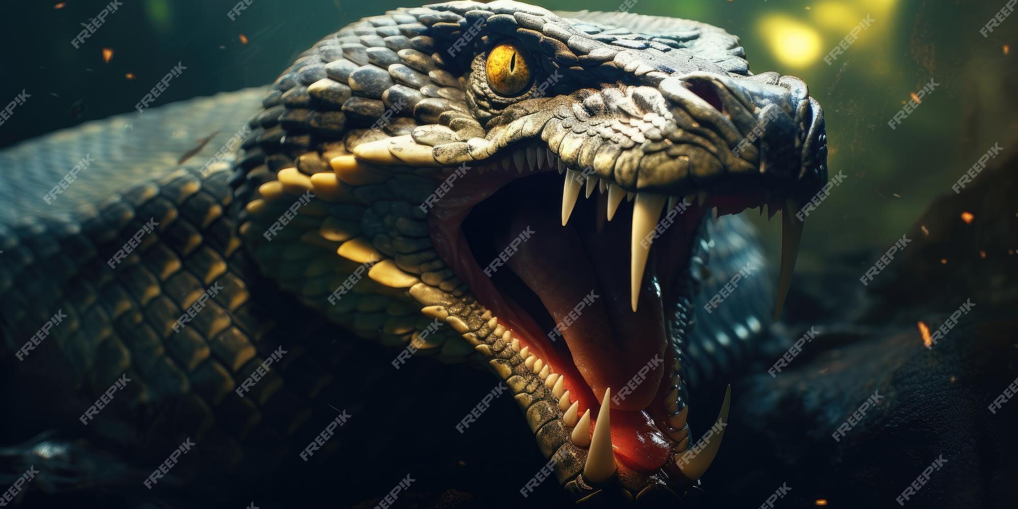 Premium AI Image | giant snake anaconda