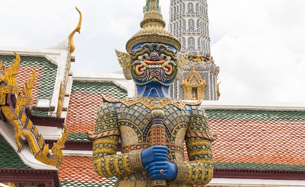 Giant Stand in Wat Phra Kaew, Bangkok, Thailand