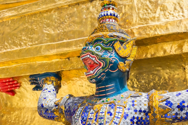 Giant at Wat Pra Kaew, Bangkok Thailand