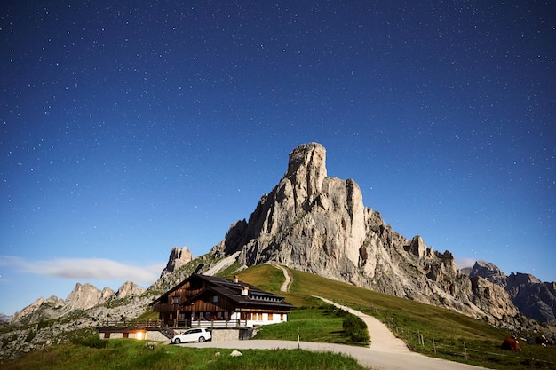 Passo giau la montagna della gusela