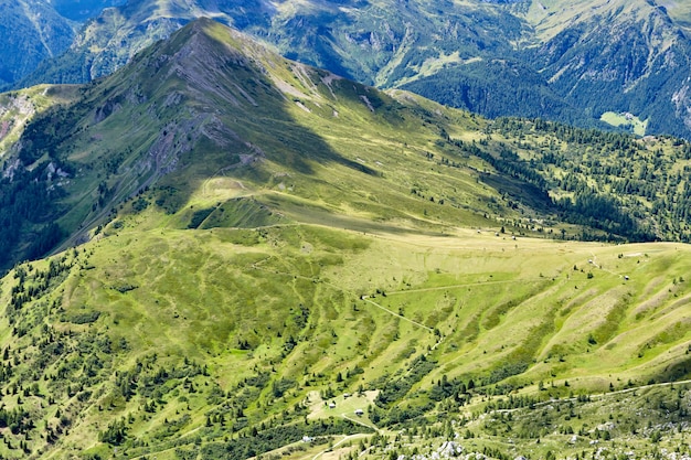 Giau Pass mountains valley