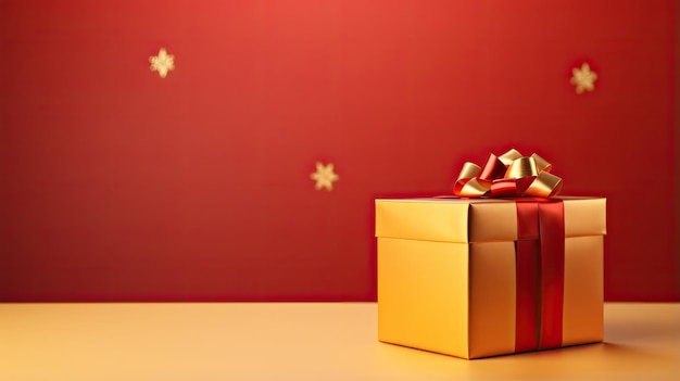 Gift box on a clean background