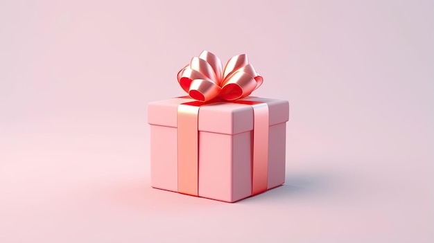 Gift box on a clean background