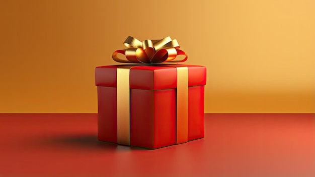 Gift box on a clean background