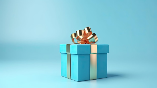 Gift box on a clean background