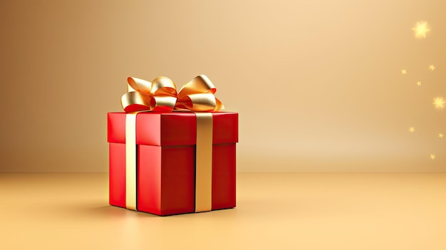 Gift box on a clean background