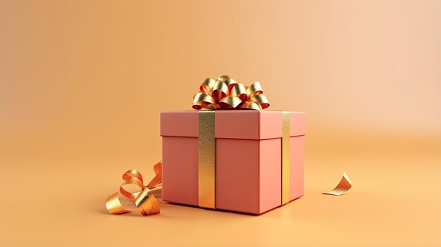 Gift box on a clean background