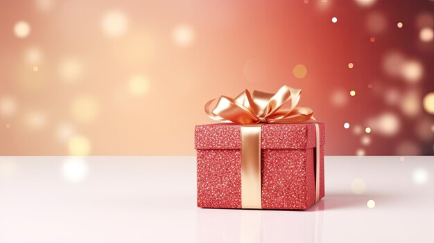 Gift box on a clean background